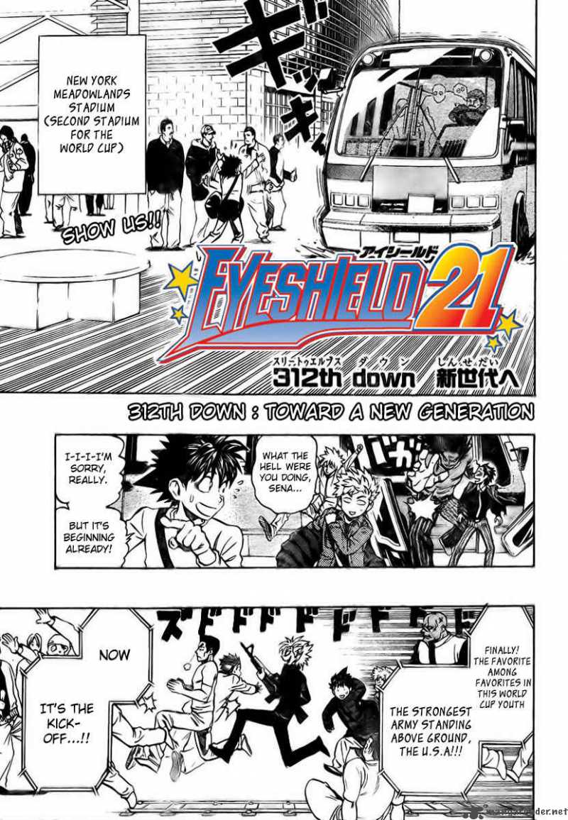 Eyeshield 21 Chapter 312 Page 1