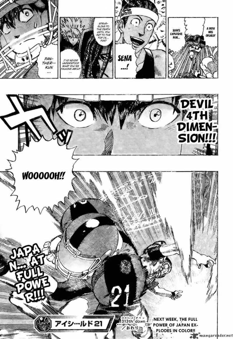 Eyeshield 21 Chapter 313 Page 18
