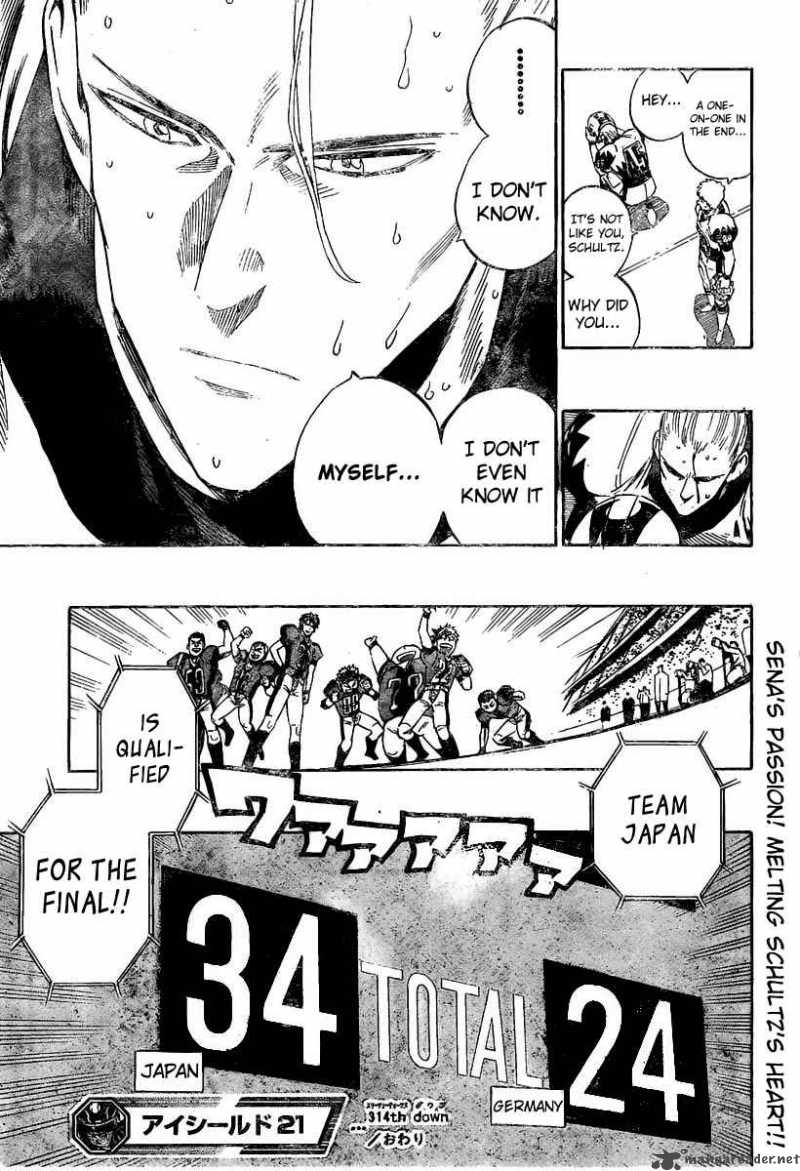 Eyeshield 21 Chapter 314 Page 19