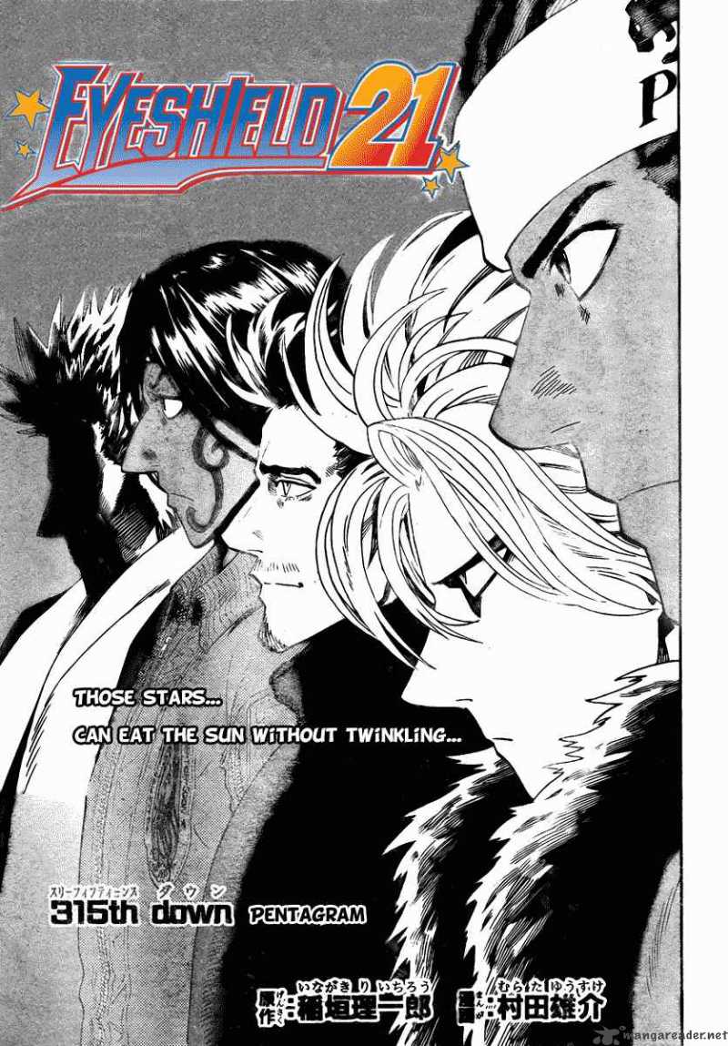 Eyeshield 21 Chapter 315 Page 1