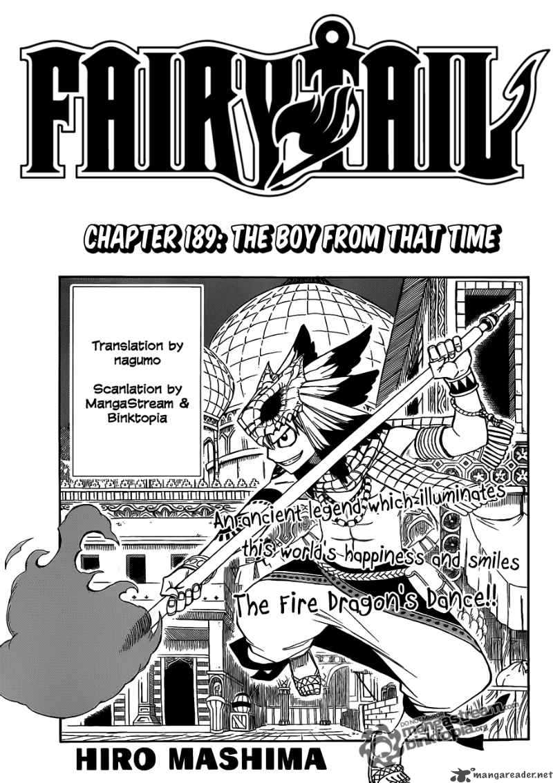 Fairy Tail Chapter 189 Page 1