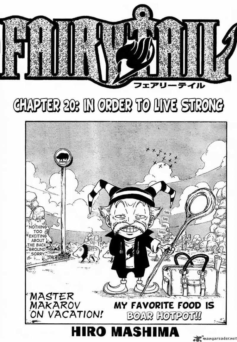 Fairy Tail Chapter 20 Page 1