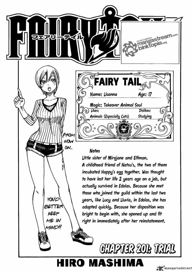 Fairy Tail Chapter 201 Page 1