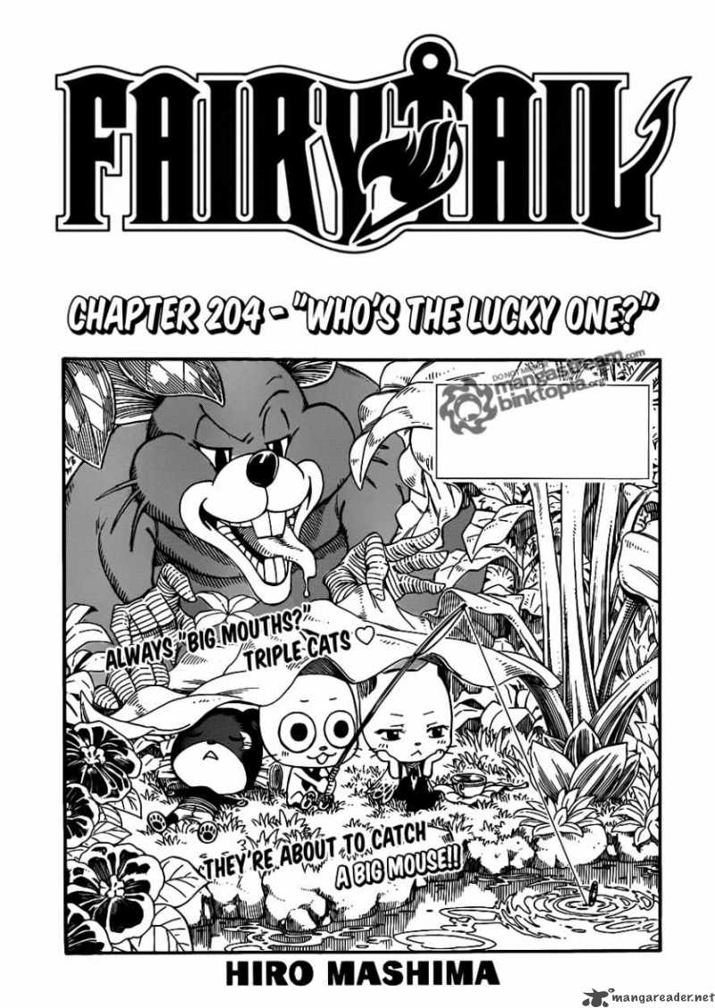Fairy Tail Chapter 204 Page 1