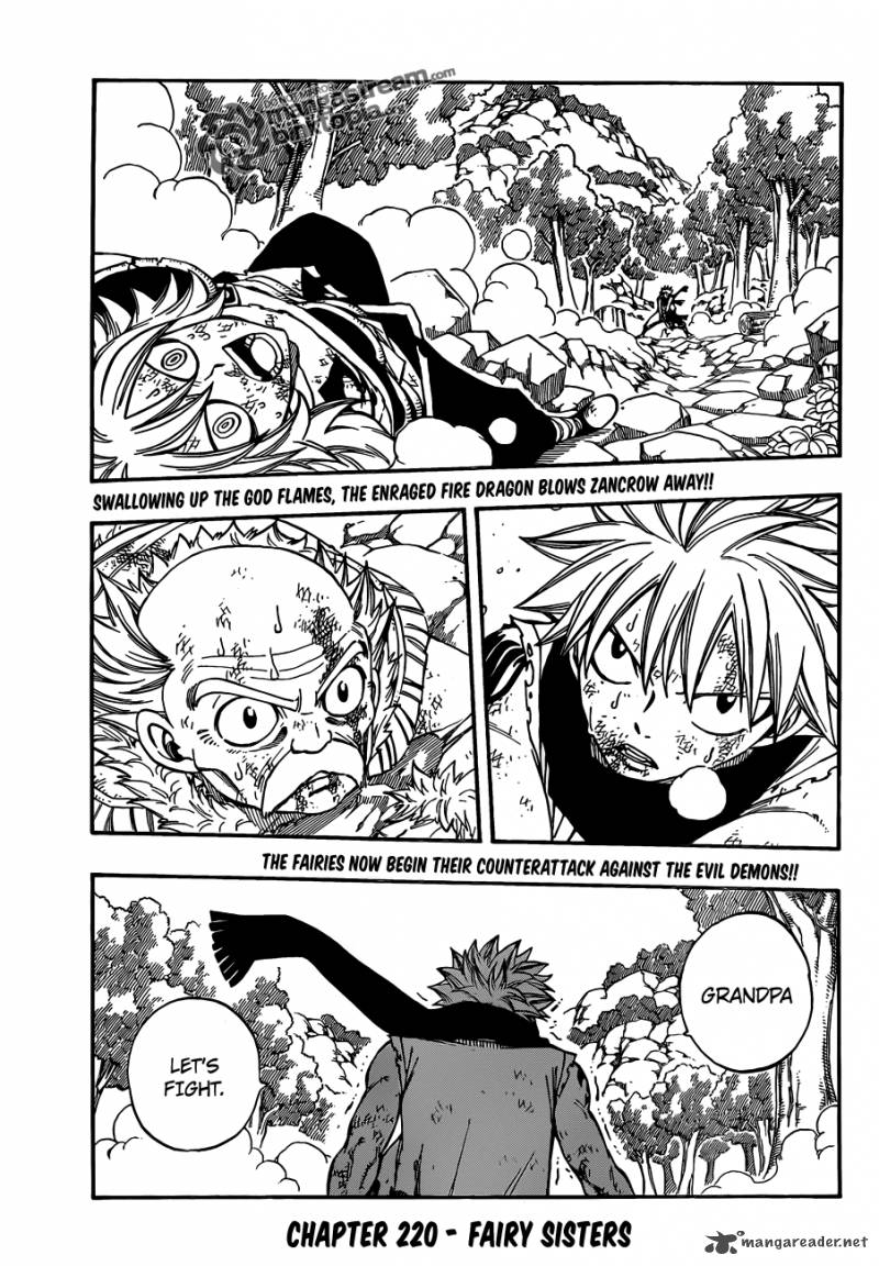 Fairy Tail Chapter 220 Page 2