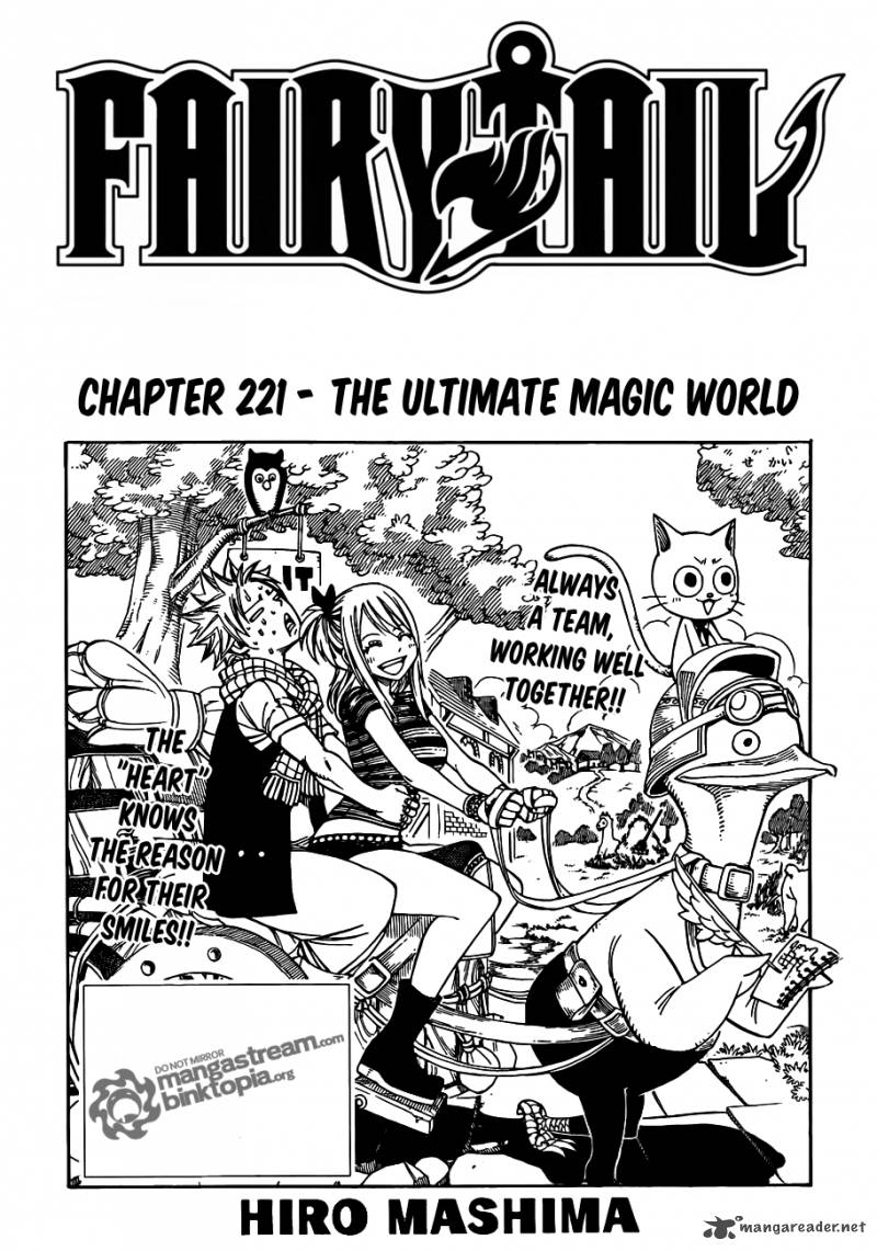 Fairy Tail Chapter 221 Page 1