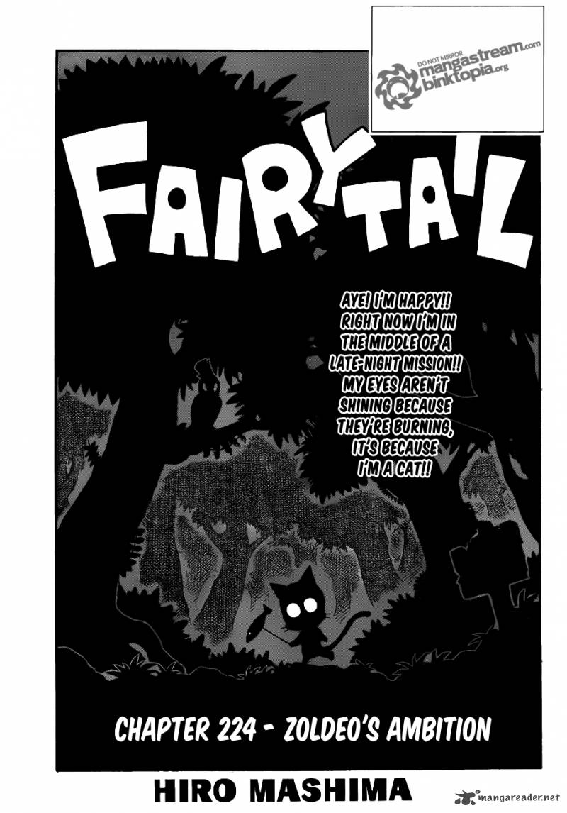 Fairy Tail Chapter 224 Page 1