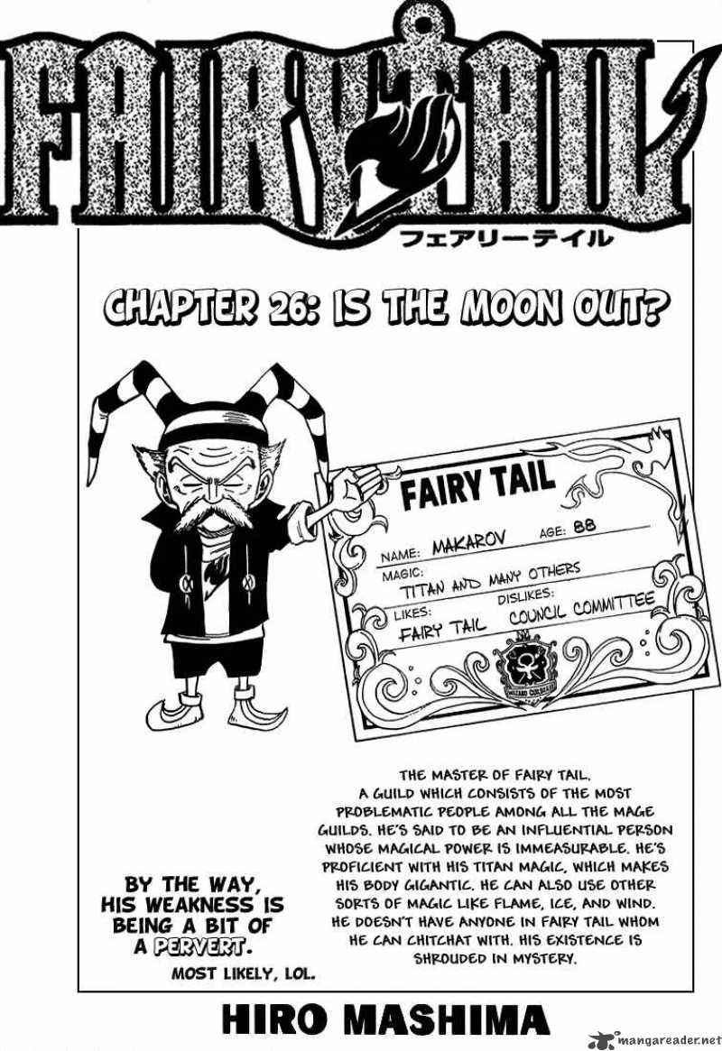 Fairy Tail Chapter 26 Page 1