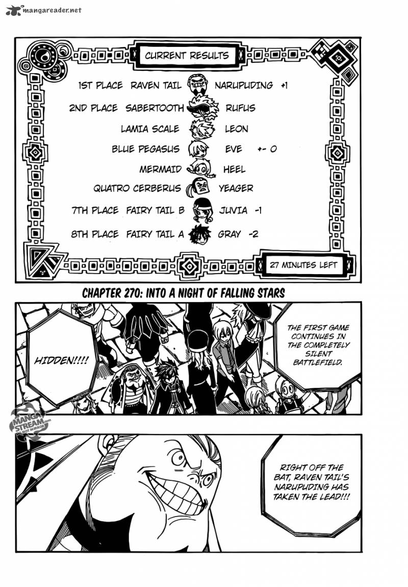 Fairy Tail Chapter 270 Page 2