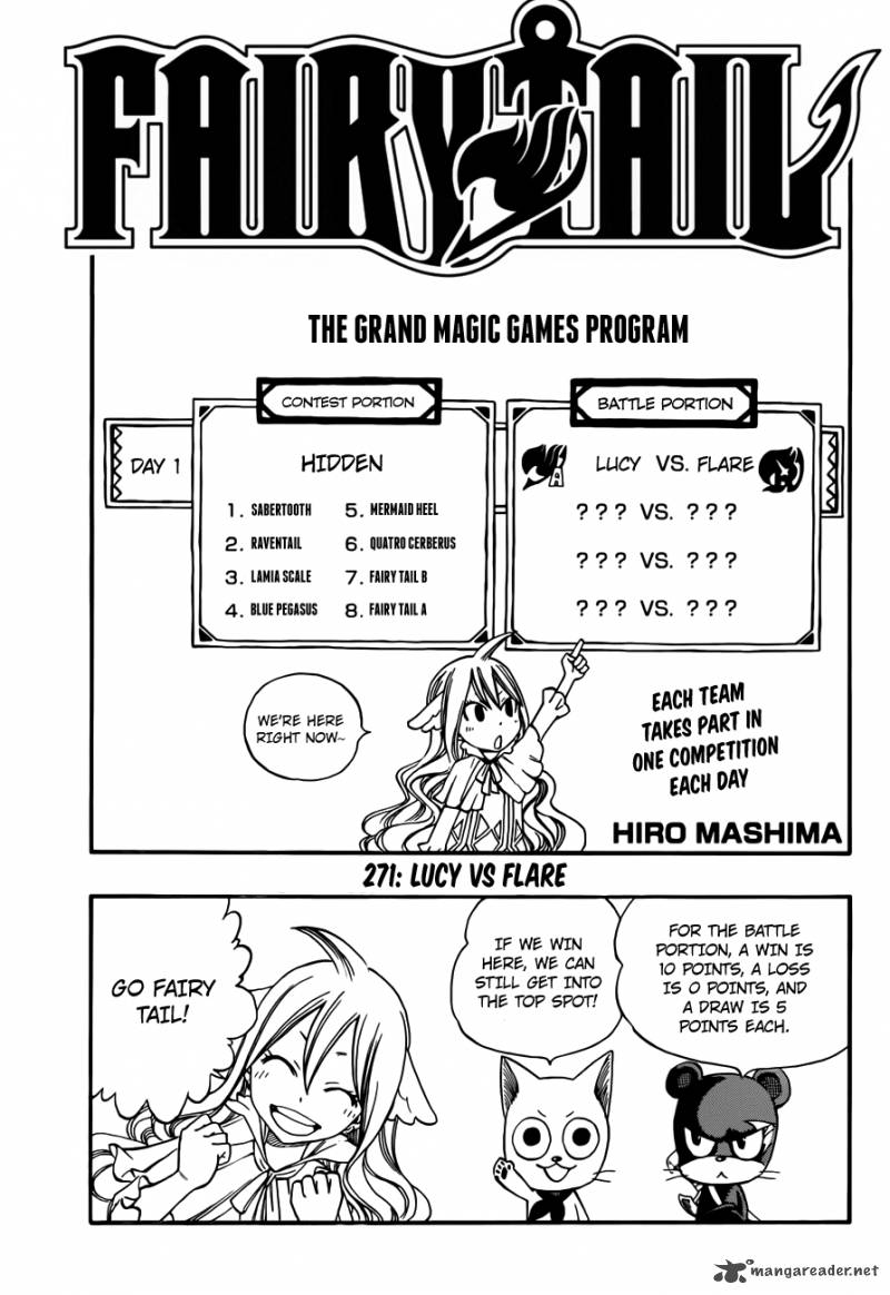 Fairy Tail Chapter 271 Page 1