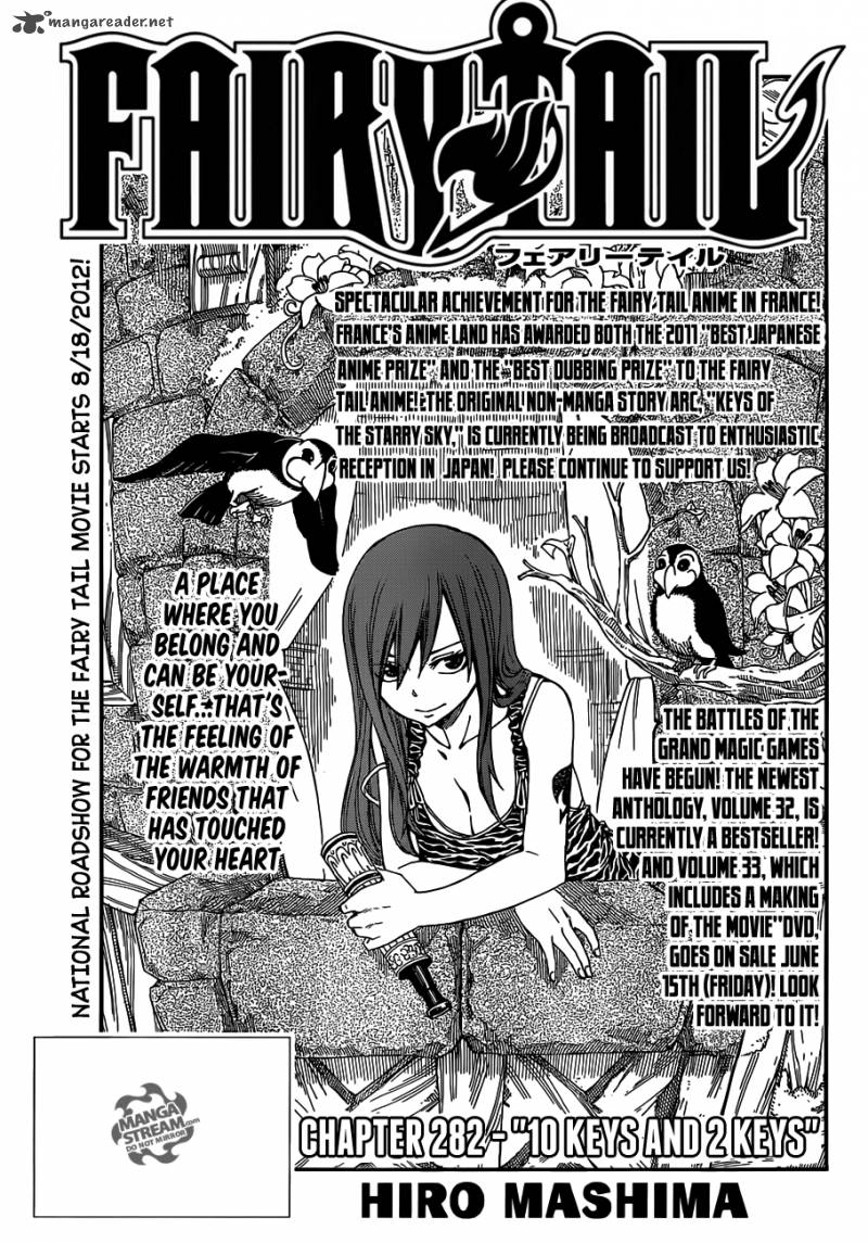 Fairy Tail Chapter 282 Page 1