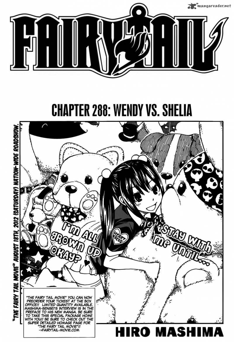 Fairy Tail Chapter 288 Page 1