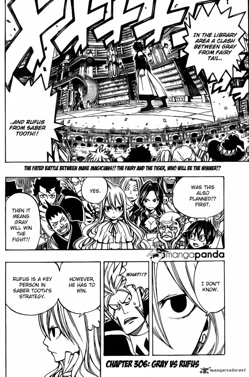 Fairy Tail Chapter 306 Page 2