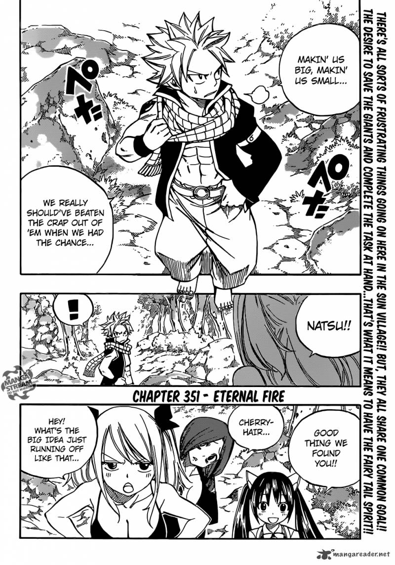 Fairy Tail Chapter 351 Page 2