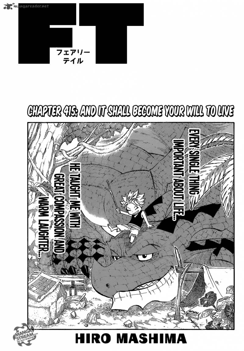 Fairy Tail Chapter 415 Page 1