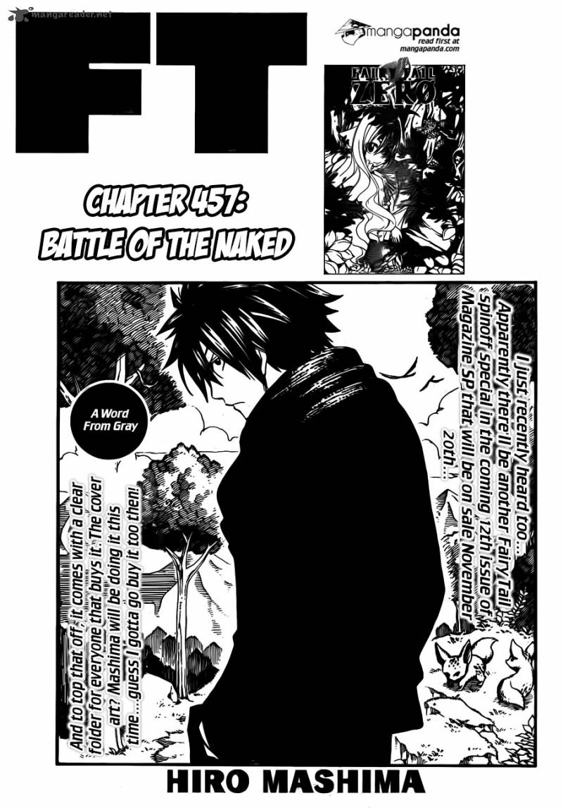 Fairy Tail Chapter 457 Page 1