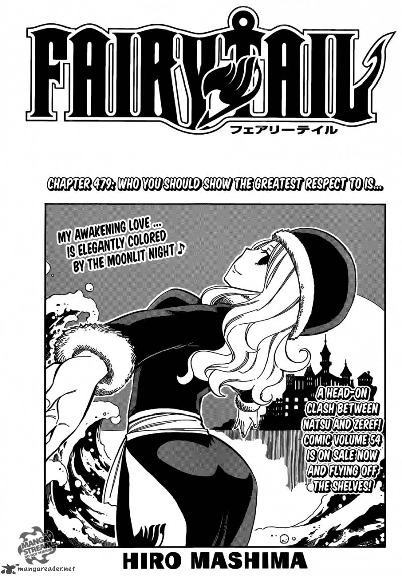 Fairy Tail Chapter 479 Page 1