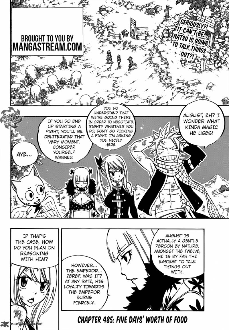 Fairy Tail Chapter 485 Page 4