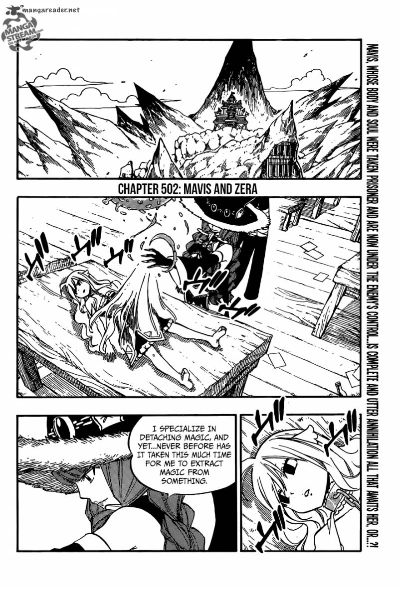 Fairy Tail Chapter 502 Page 4