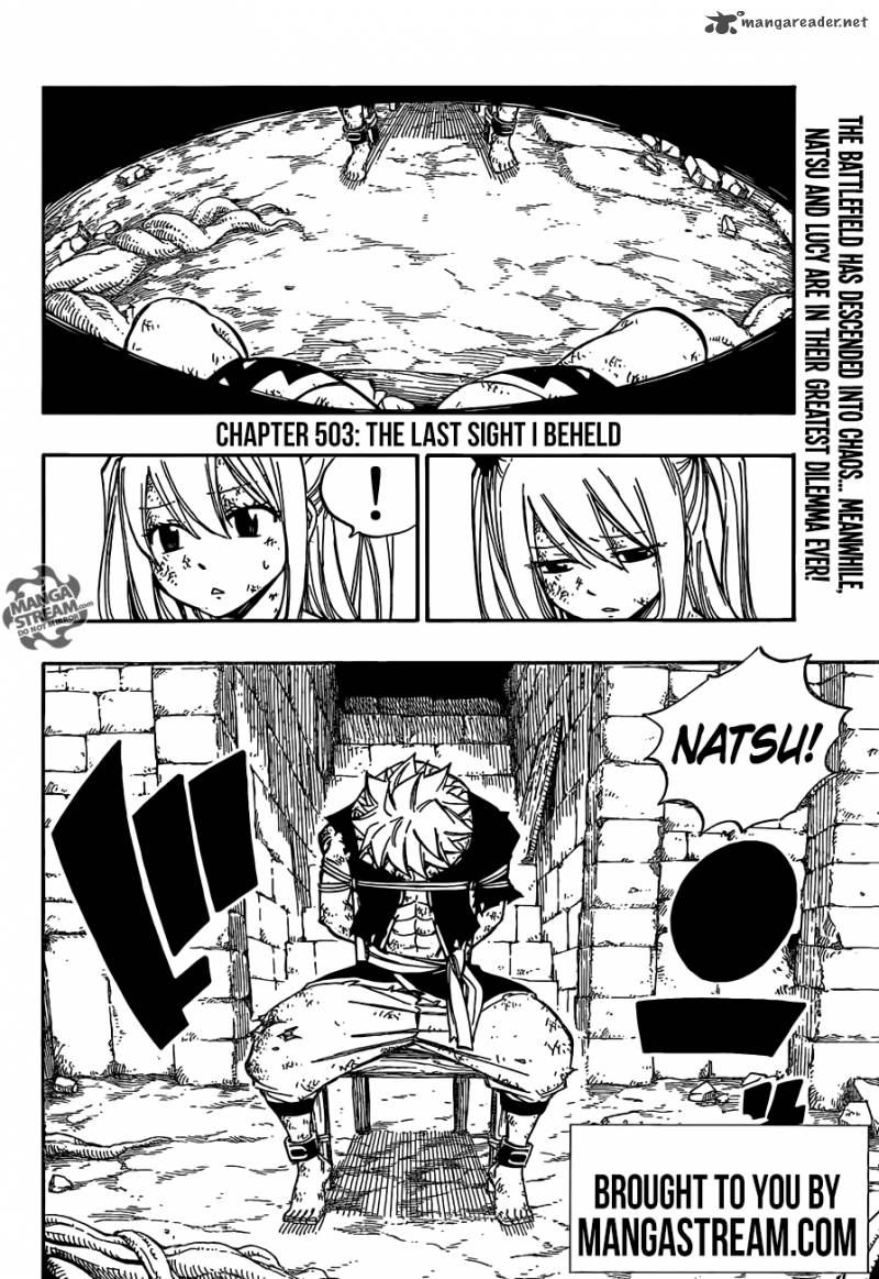 Fairy Tail Chapter 503 Page 4