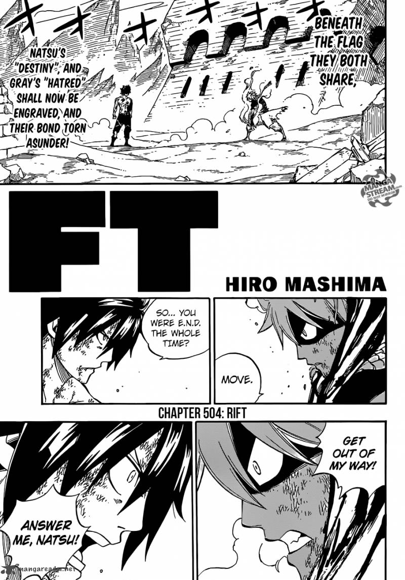 Fairy Tail Chapter 504 Page 1