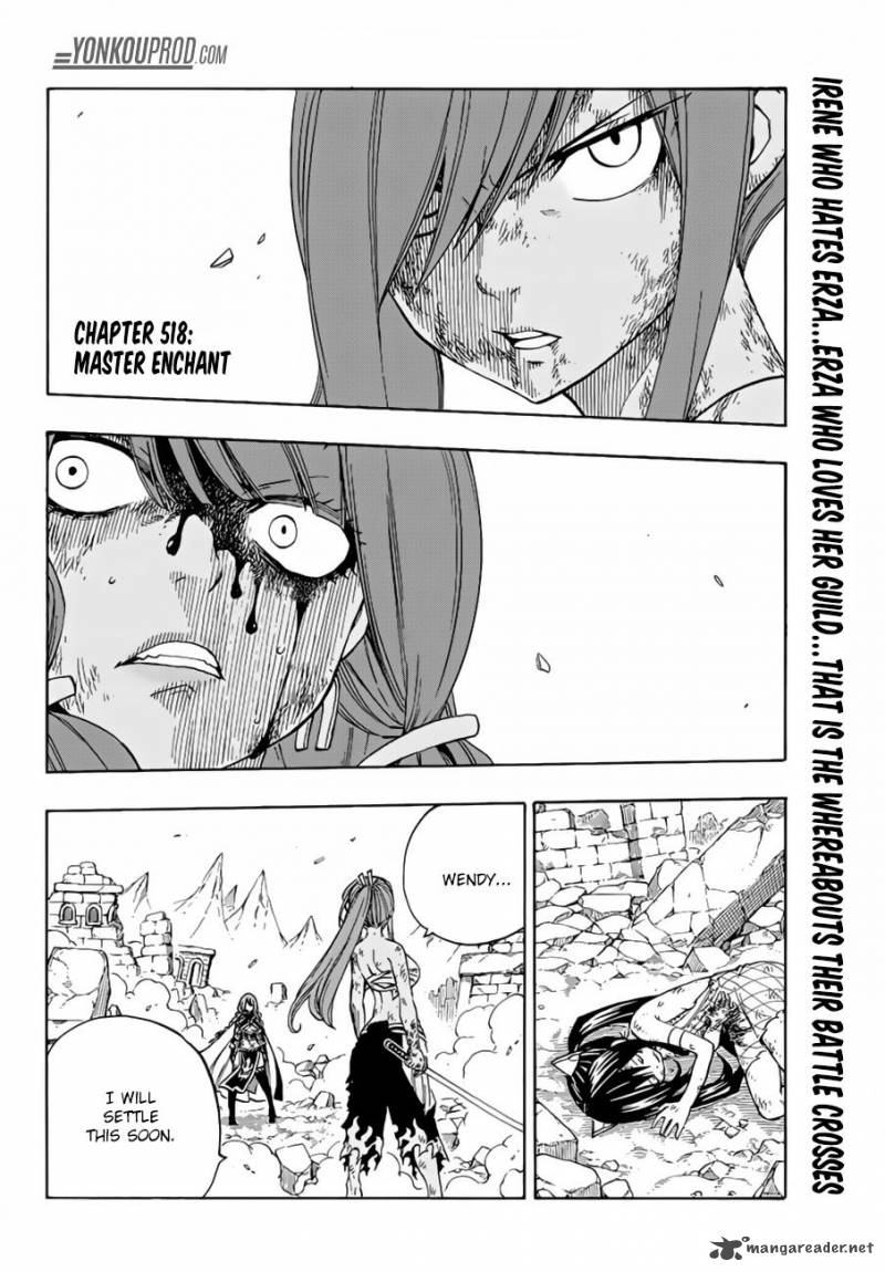 Fairy Tail Chapter 518 Page 2