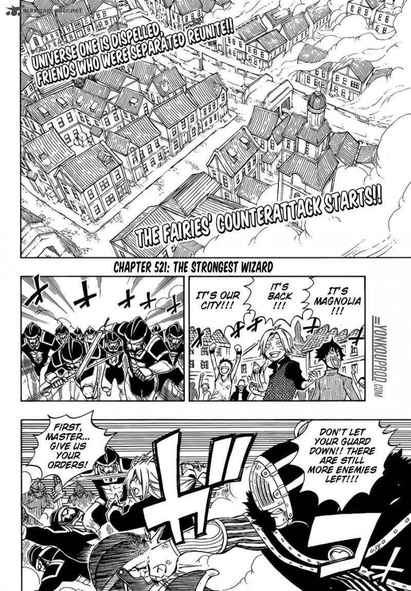 Fairy Tail Chapter 521 Page 2