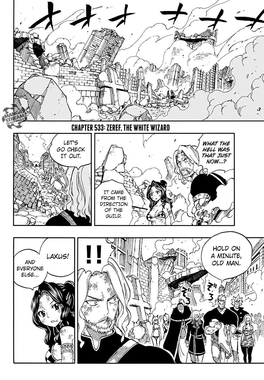 Fairy Tail Chapter 533 Page 2