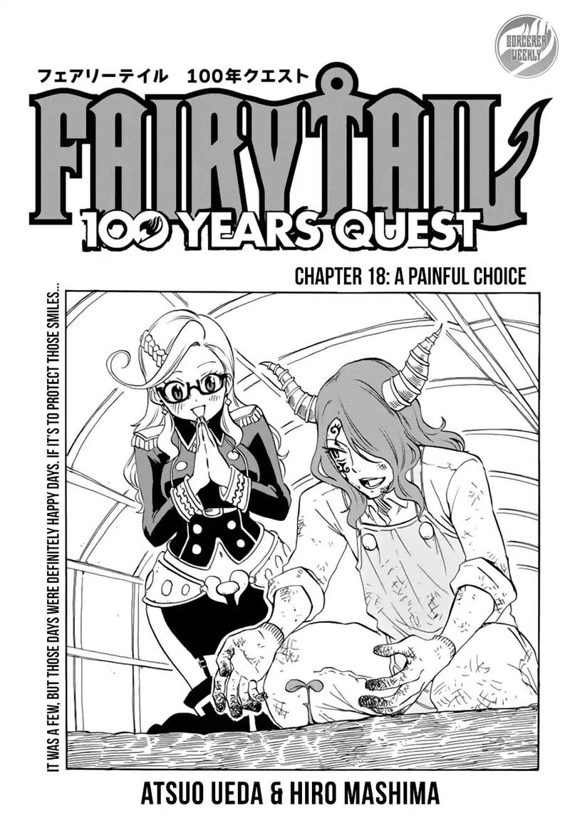 Fairy Tail 100 Years Quest Chapter 18 Page 1