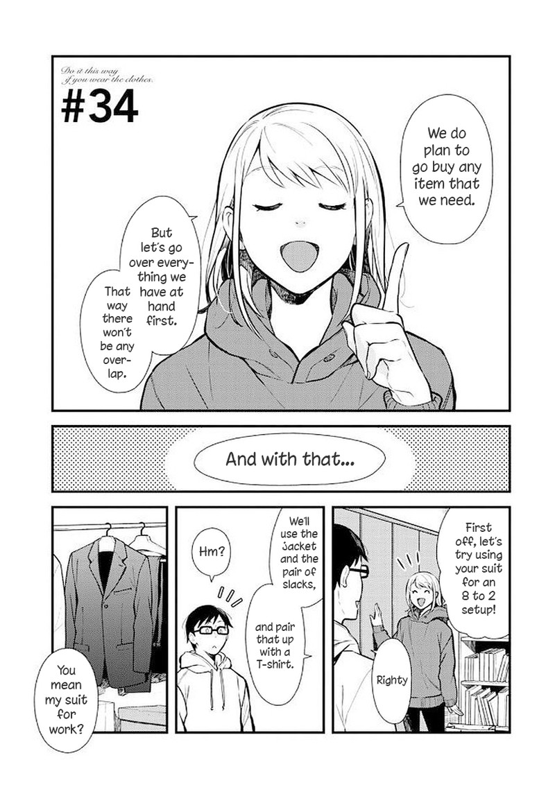 Fuku Wo Kiru Nara Konna Fuu Ni Chapter 34 Page 1