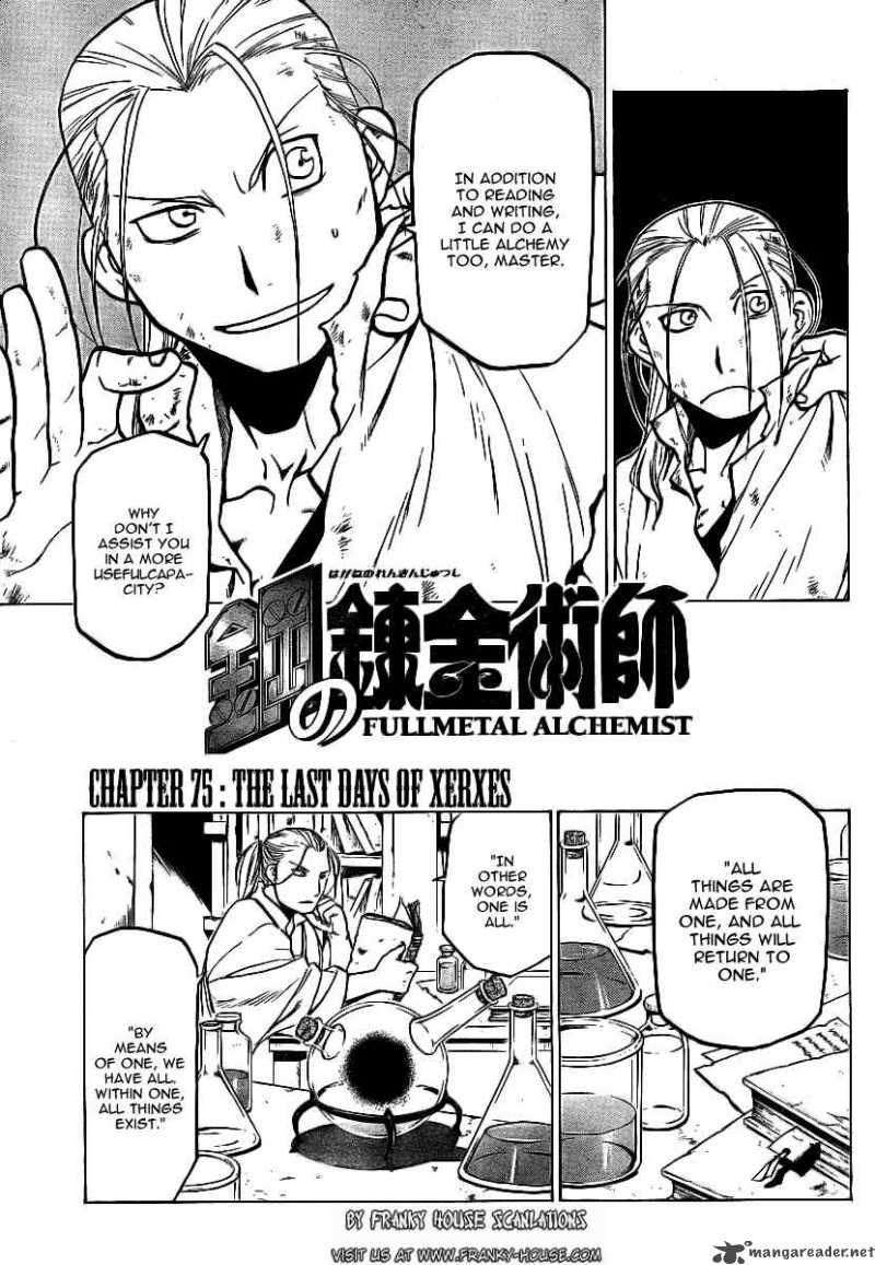 Full Metal Alchemist Chapter 75 Page 3