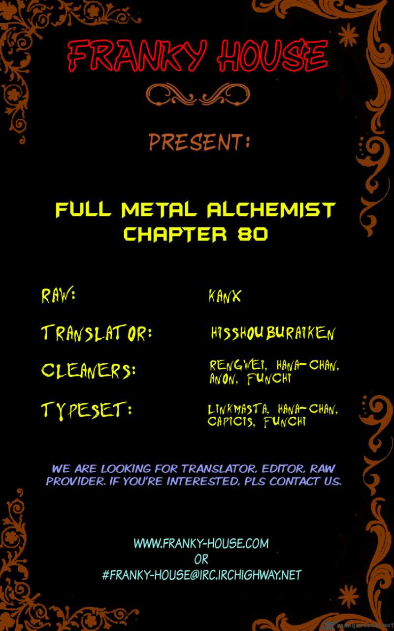 Full Metal Alchemist Chapter 80 Page 37