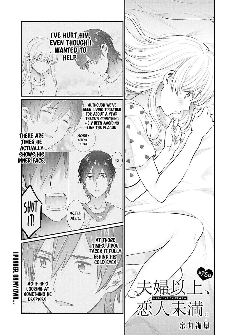 Fuufu Ijou Koibito Miman Chapter 75 Page 1