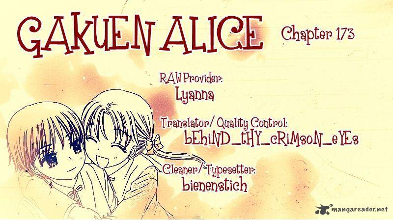 Gakuen Alice Chapter 173 Page 1