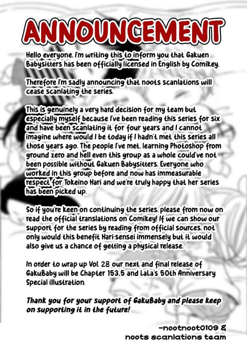 Gakuen Babysitters Chapter 153 Page 26