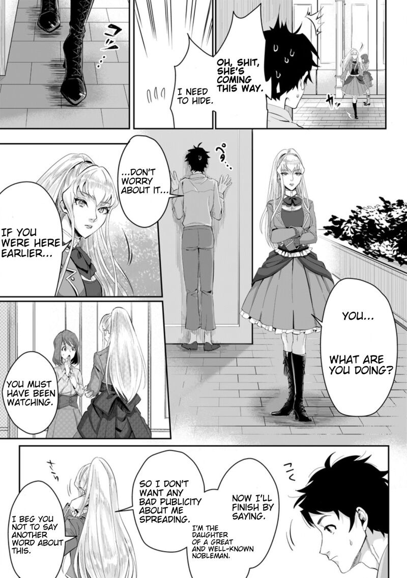 Gakuen Mono No Otome Game No Sekai Ni Tensei Shita Kedo Cheat Mochi No Haikei Danshi Seito Datta You Desu Chapter 1c Page 9