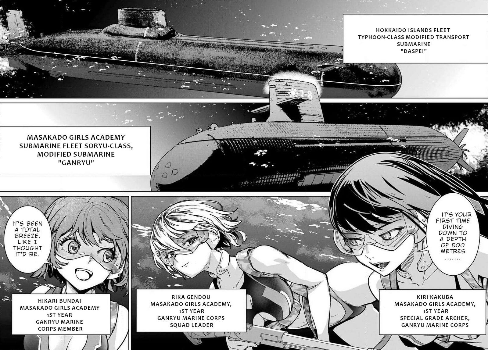 Gakuen Sensuikan Tai Mermaid Girls Chapter 1 Page 11