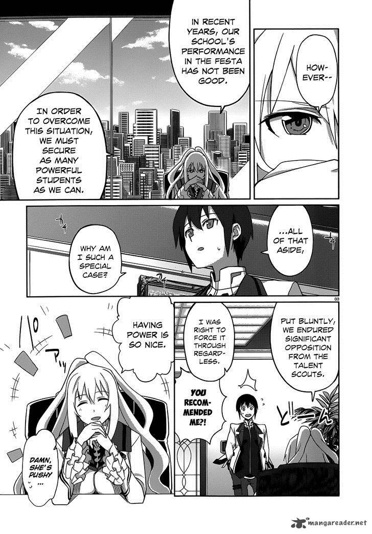 Gakusen Toshi Asterisk Chapter 4 Page 4