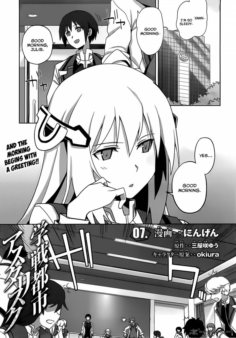Gakusen Toshi Asterisk Chapter 7 Page 3