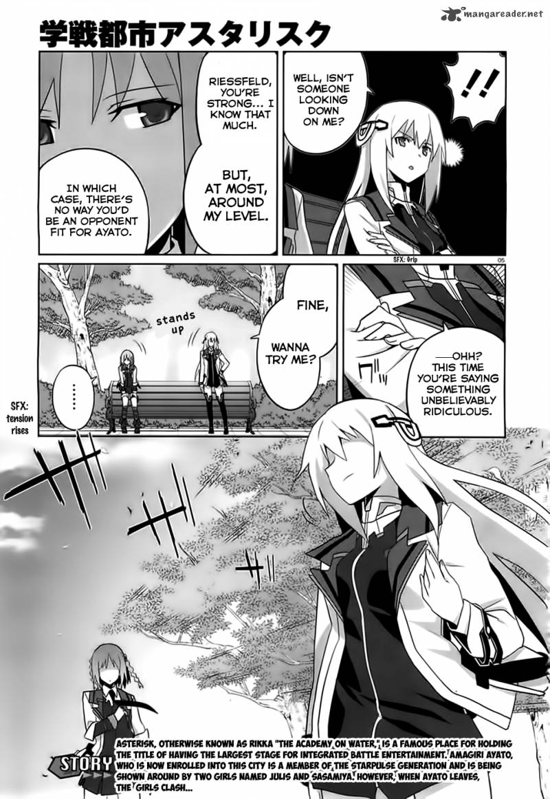 Gakusen Toshi Asterisk Chapter 8 Page 5