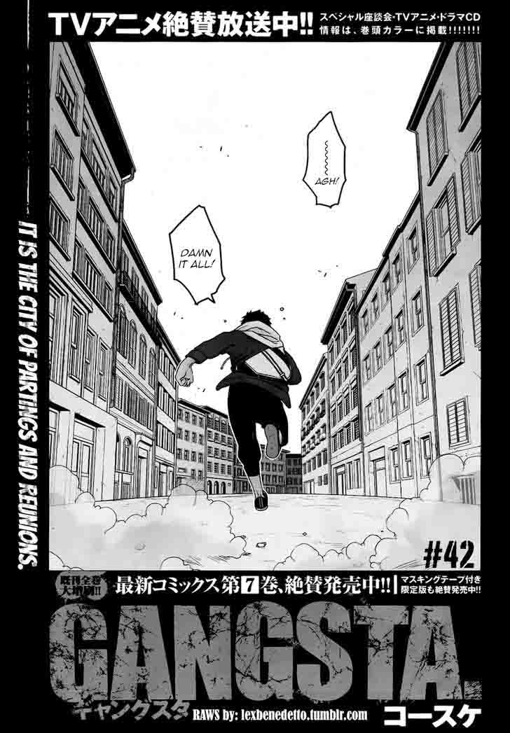 Gangsta Chapter 42 Page 3