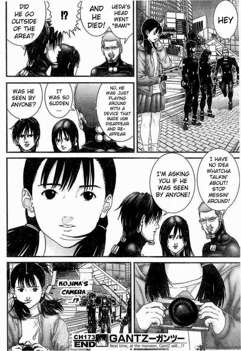 Gantz Chapter 173 Page 16