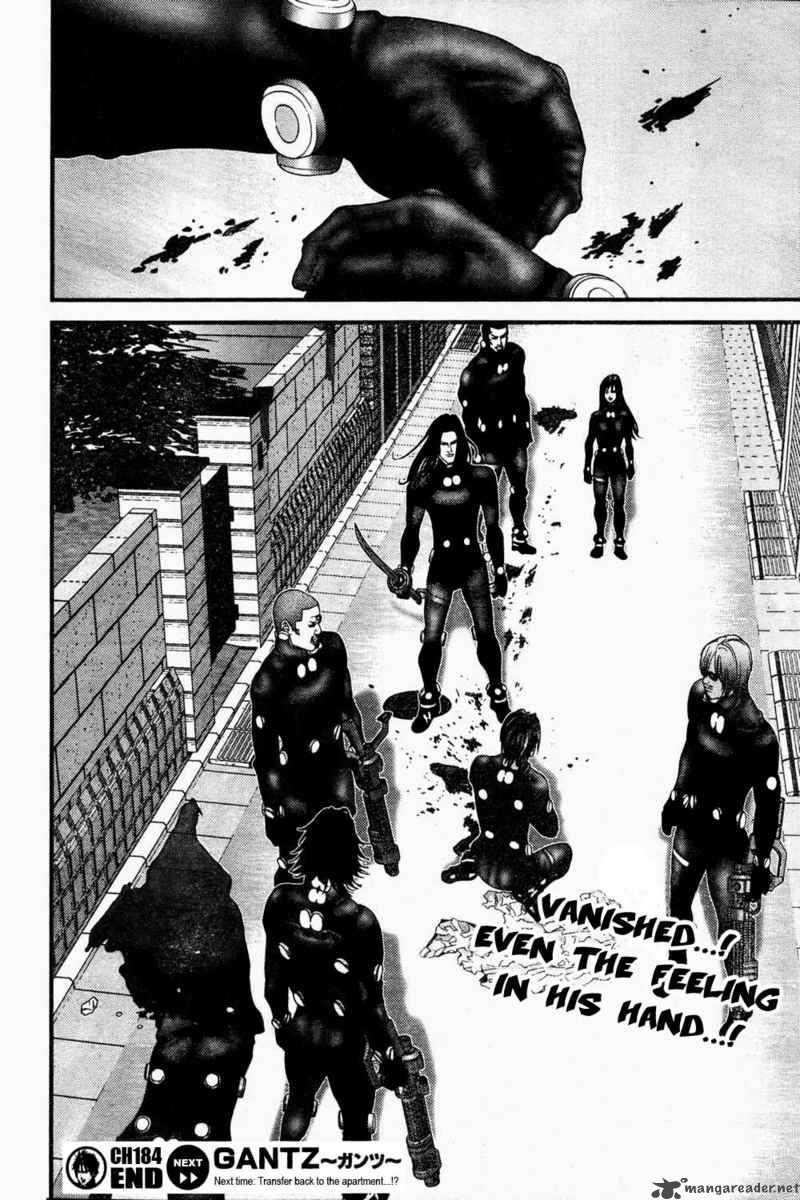 Gantz Chapter 184 Page 17