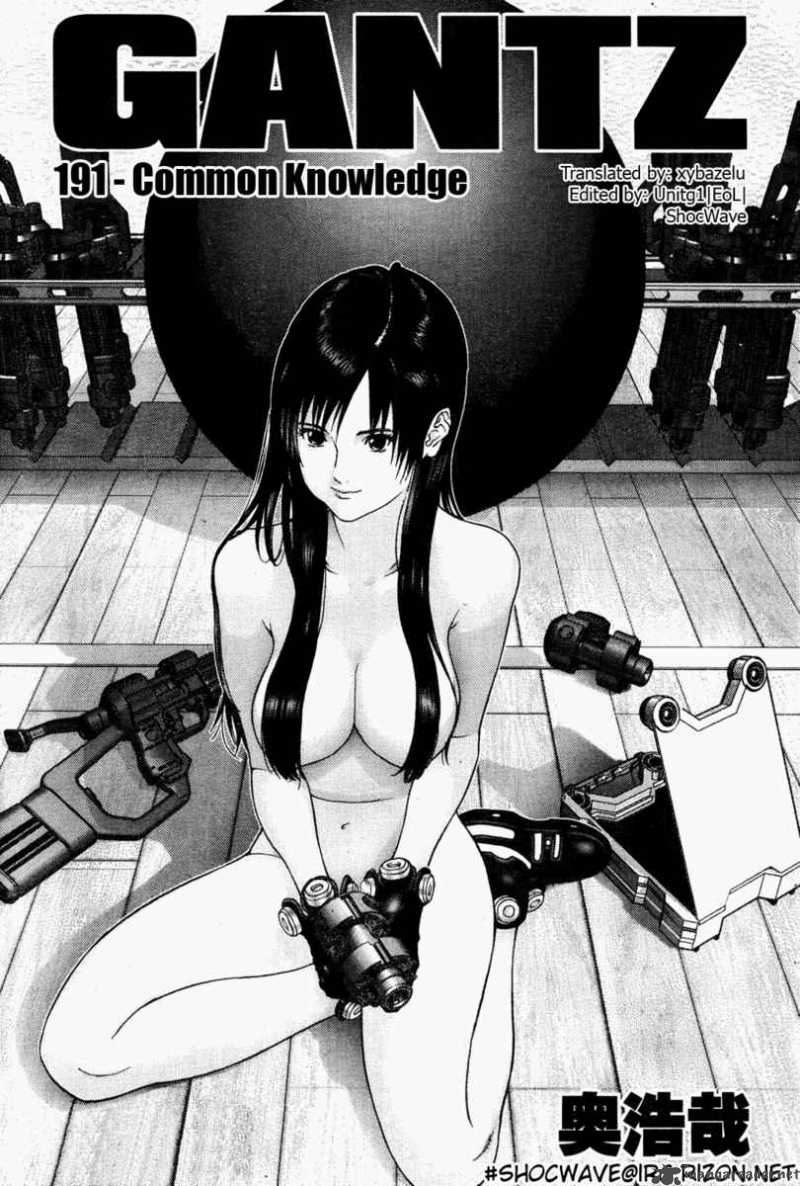 Gantz Chapter 191 Page 1