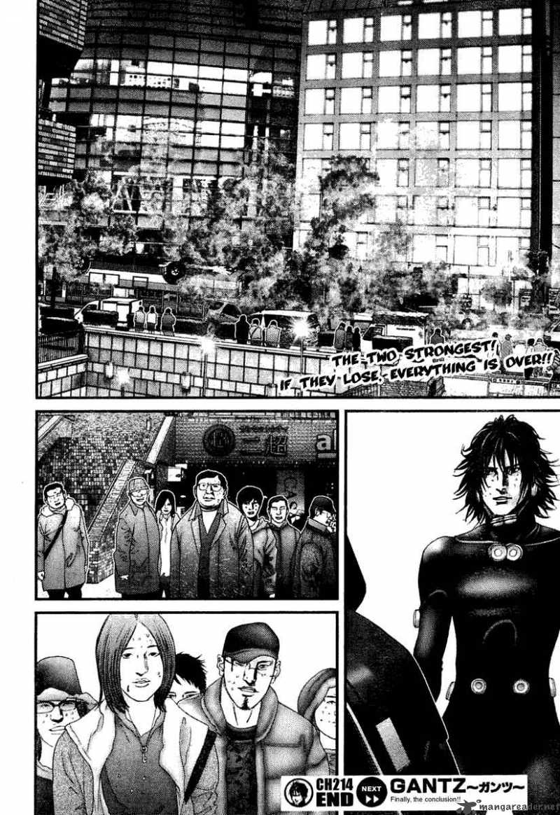 Gantz Chapter 214 Page 16