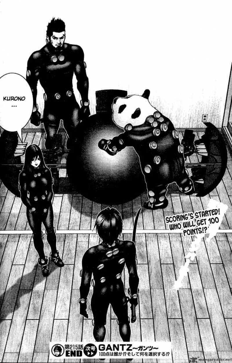 Gantz Chapter 215 Page 15