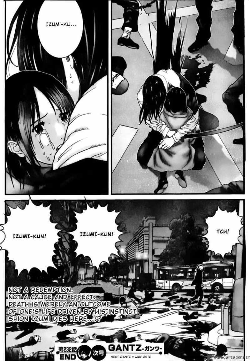 Gantz Chapter 232 Page 17