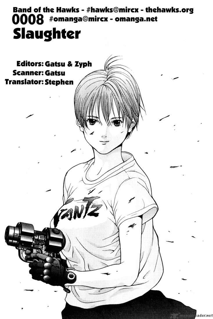 Gantz Chapter 8 Page 1