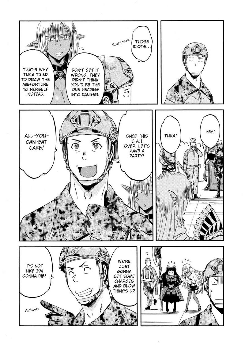 Gate Jietai Kare No Chi Nite Kaku Tatakeri Chapter 142 Page 17