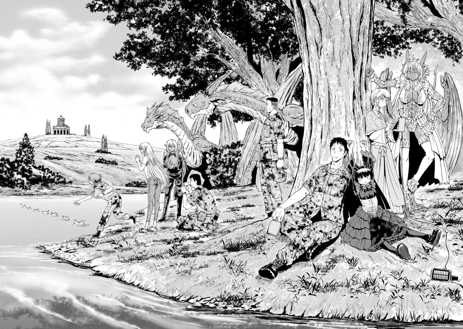 Gate Jietai Kare No Chi Nite Kaku Tatakeri Chapter 143b Page 58